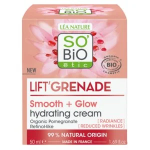 SO’BiO étic Dnevna razsvetljujoča krema proti gubam Lift'Grenade BIO (50 ml) - z granatnim jabolkom