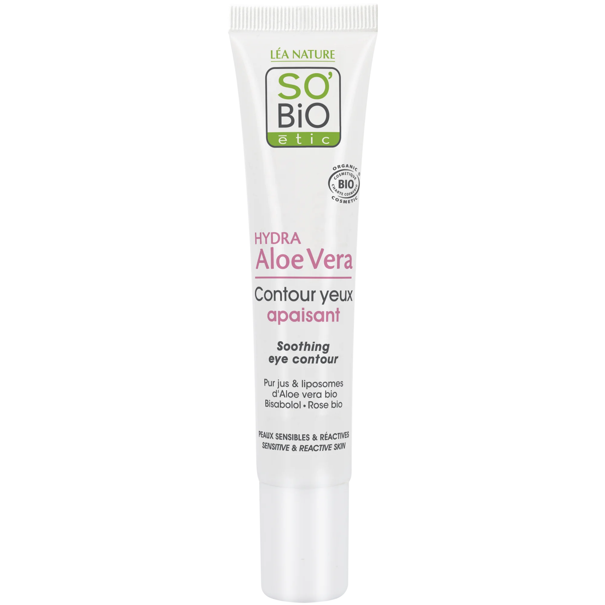 SO’BiO étic Pomirjujoča krema za predel okoli oči z Aloe Vera BIO (15 ml) - vlaži in pomirja predel okoli oči