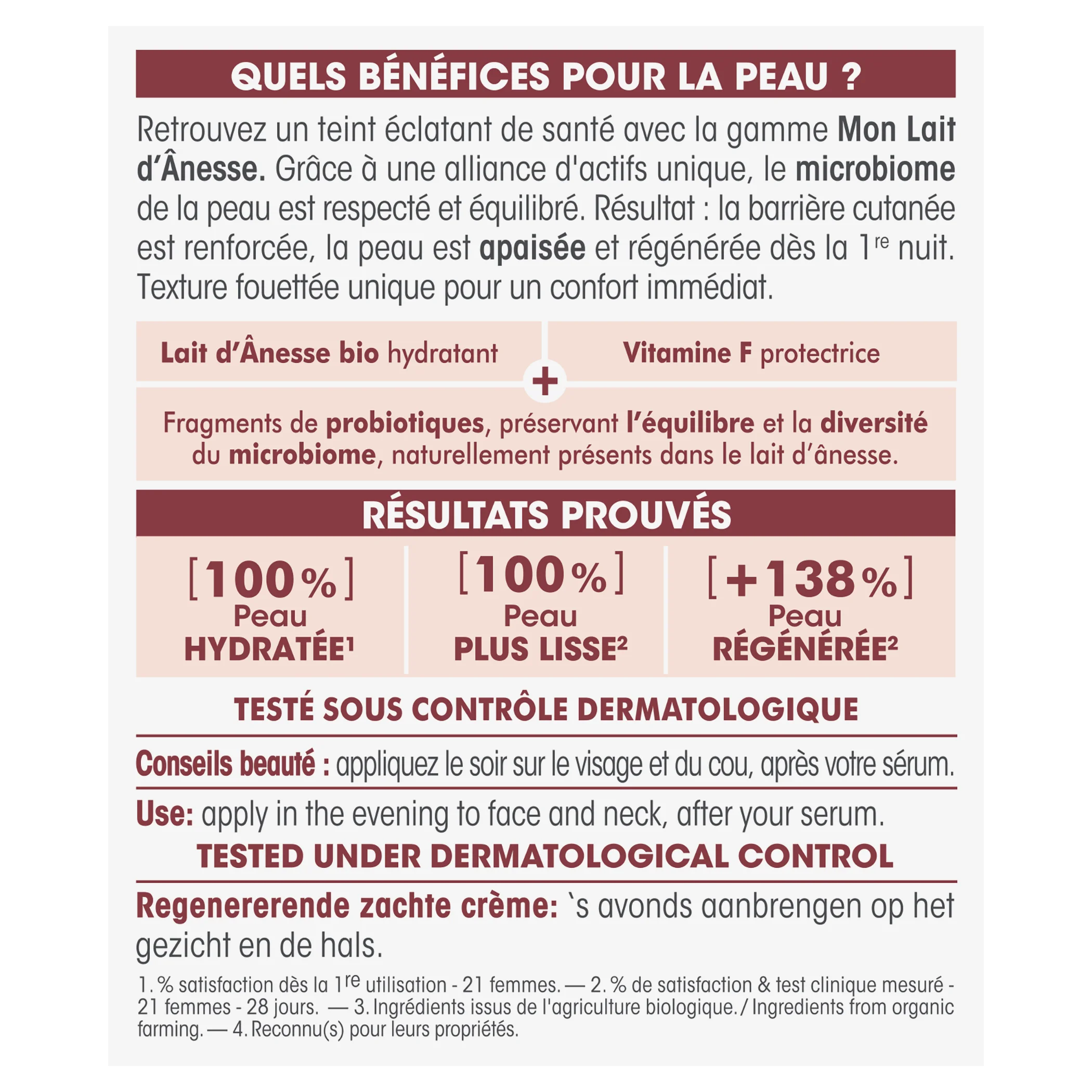 SO’BiO étic Nočna regenerativna krema z BIO oslovskim mlekom (50 ml) - stepena tekstura