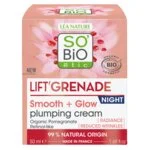 SO’BiO étic Nočna posvetlitvena krema proti gubam Lift'Grenade BIO (50 ml) - z granatnim jabolkom