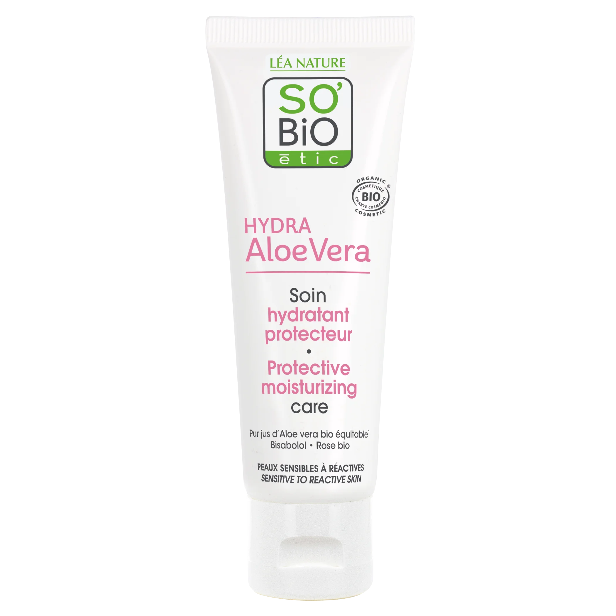 SO’BiO étic Zaščitna krema za občutljivo kožo z Aloe vero 5 v 1 BIO (50 ml) - vlaži in pomirja kožo