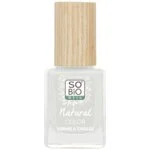 SO’BiO étic Lak za nohte - 80 francosko bela (11 ml) - z bleščečo in intenzivno barvo