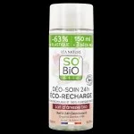 SO’BiO étic Polnilo za 24-urni vlažilni roll-on dezodorant z BIO oslovskim mlekom (150 ml) - eno polnilo nadomesti tri roll-on dezodorante