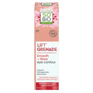 SO’BiO étic Nega očesnega predela Lift'Grenade BIO (15 ml) - z granatnim jabolkom