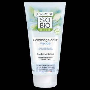 SO’BiO étic Nežen piling za pogosto uporabo z Aloe vero, vlažilni, BIO (150 ml) - s hialuronsko kislino