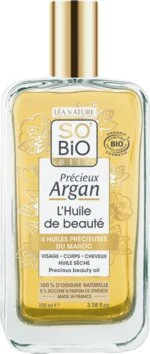 SO’BiO étic Précieux Argan Negovalno olje za telo, obraz in lase BIO (100 ml) - eliksir mladosti in lepote