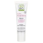 SO’BiO étic Serum za obraz z aloe vero - pomiritev in vlaženje za občutljivo kožo BIO (30 ml) - vlaži, pomirja in posvetli