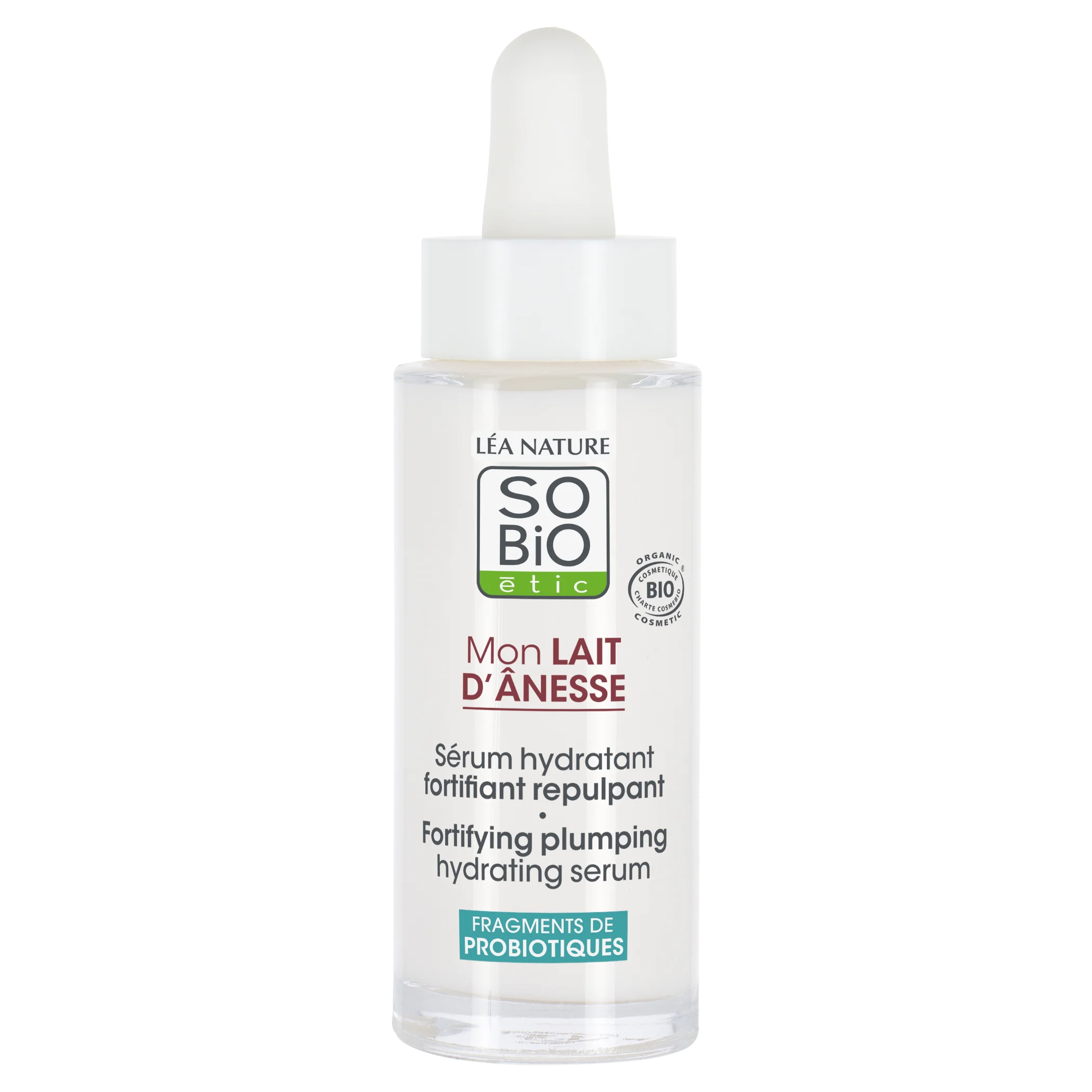 SO’BiO étic Krepilni vlažilni serum z BIO osličjim mlekom (30 ml) - s hialuronsko kislino