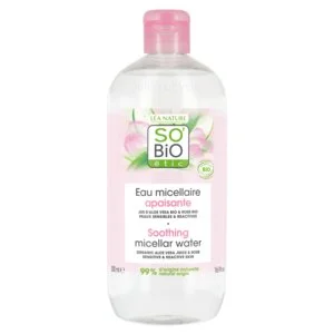 SO’BiO étic Micelarna voda z Aloe Vero pomirjujoča BIO (500 ml) - obogatena s kamilično vodo