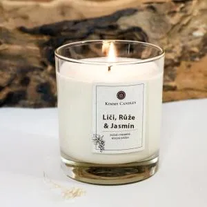 Kimmy Candles Sojina sveča liči, vrtnica & Jasmin