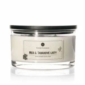 Kimmy Candles Sojina sveča Med & Tobačni listi (3 kati)