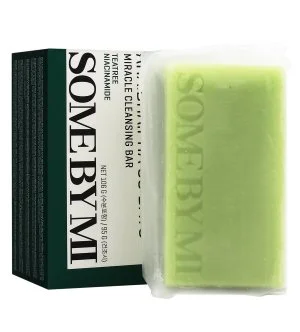 Some AHA BHA PHA 30 Days Miracle Cleansing Bar trdo milo za aknasto kožo z AHA, BHA in PHA kislinami 106 g