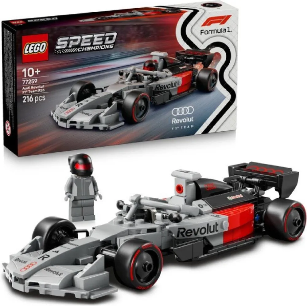 Speed Champions 77259 Dirkalni avto Audi Revolut F1® ekipa R26