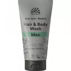 Urtekram Gel za prhanje/šampon MEN 150ml BIO, VEG