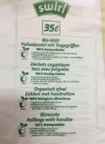 Swirl Vrečke za biokompostiranje z ročaji (6 kosov) - 35 l