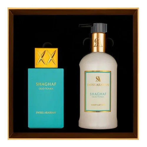 Shaghaf Oud Tonka U 75 ml + losjon za telo parfumska voda 300 ml
