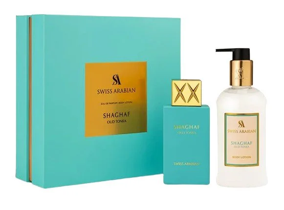 Shaghaf Oud Tonka U 75 ml + losjon za telo parfumska voda 300 ml