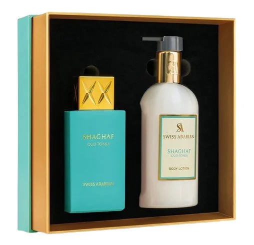 Shaghaf Oud Tonka U 75 ml + losjon za telo parfumska voda 300 ml