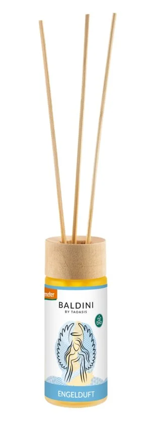 Taoasis Baldini Aromatični difuzor s palčkami Angel Scent BIO (50 ml) – evforičen, harmonizirajoč in aktivirajoč