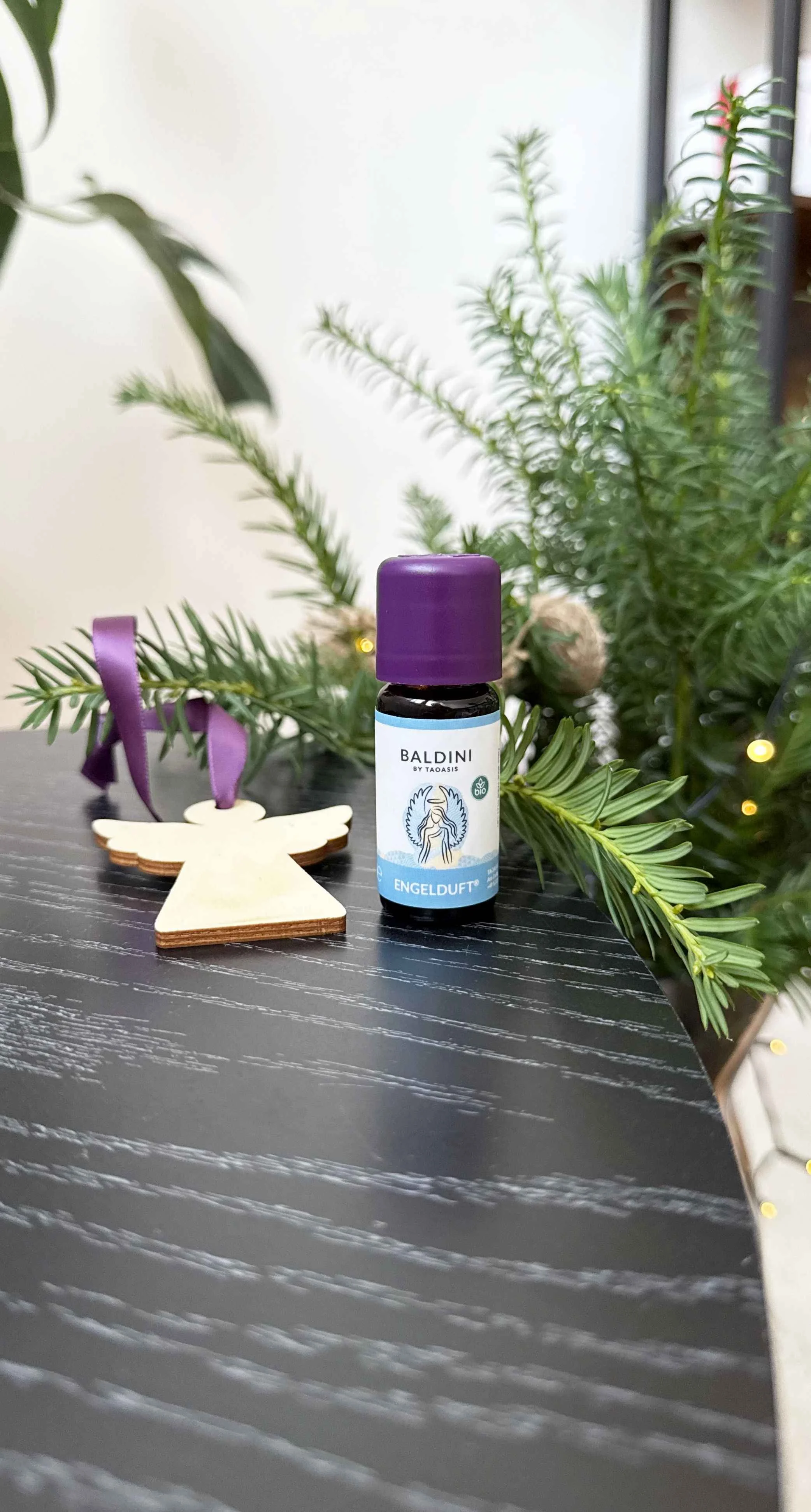 Taoasis Baldini Aroma mini komplet Angel Scent BIO (10 ml) - lesena obešanka kot difuzor
