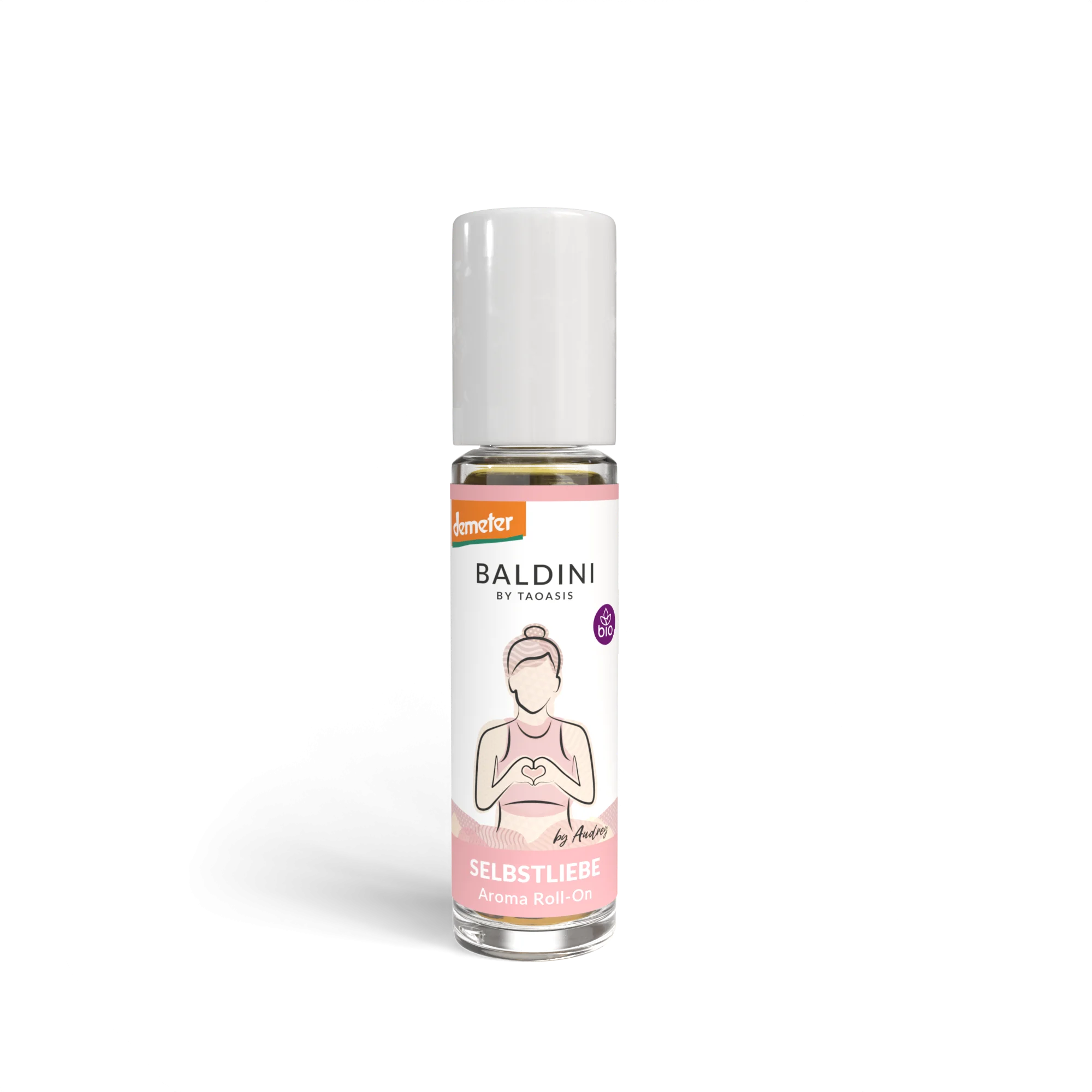 Taoasis Baldini Aroma roll-on Self love by Audrey BIO (10 ml) - poživljajoč, razvedrilen in spodbuden