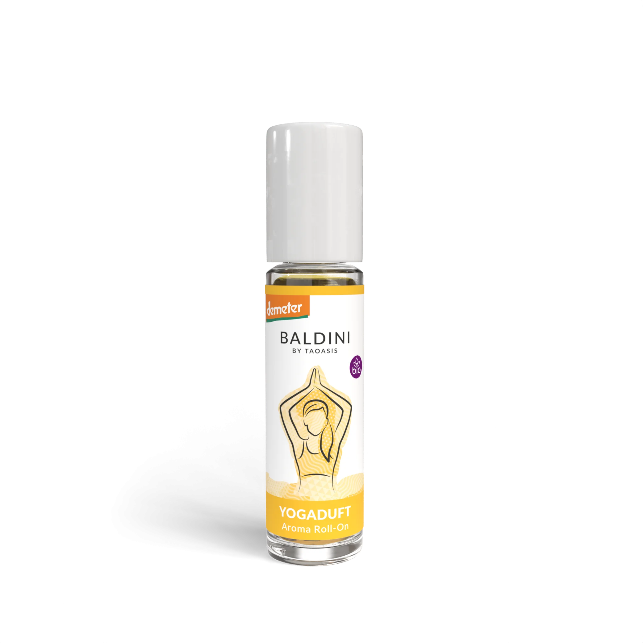 Taoasis Baldini Aroma roll-on Yoga Scent BIO (10 ml) – prizemljujoč, harmonizirajoč in uravnovešajoč