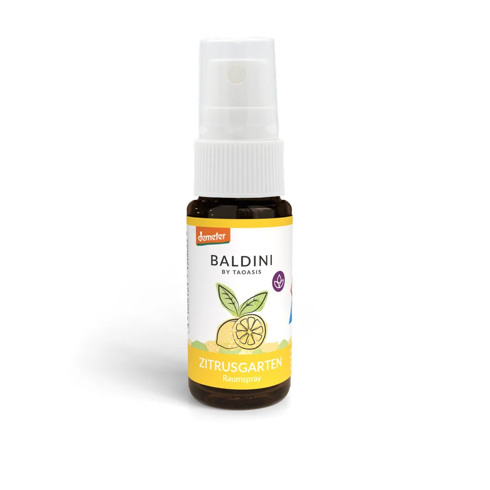 Taoasis Baldini Osvežilec zraka Citrus Garden BIO 50 ml - osvežuje in poživlja