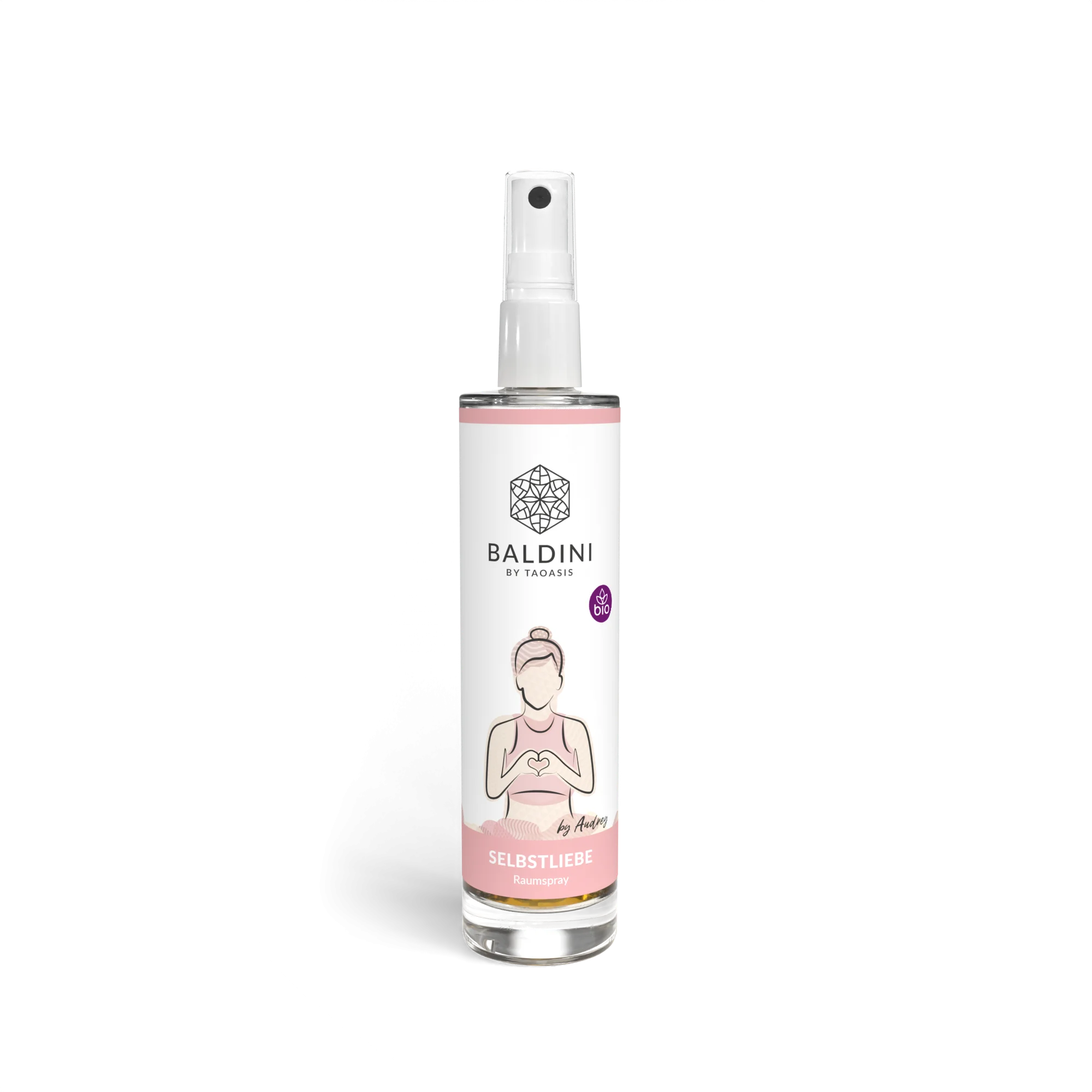Taoasis Baldini Osvežilec zraka Self love by Audrey BIO (50 ml) - privzdigujoč, razvedrilen in poživljajoč