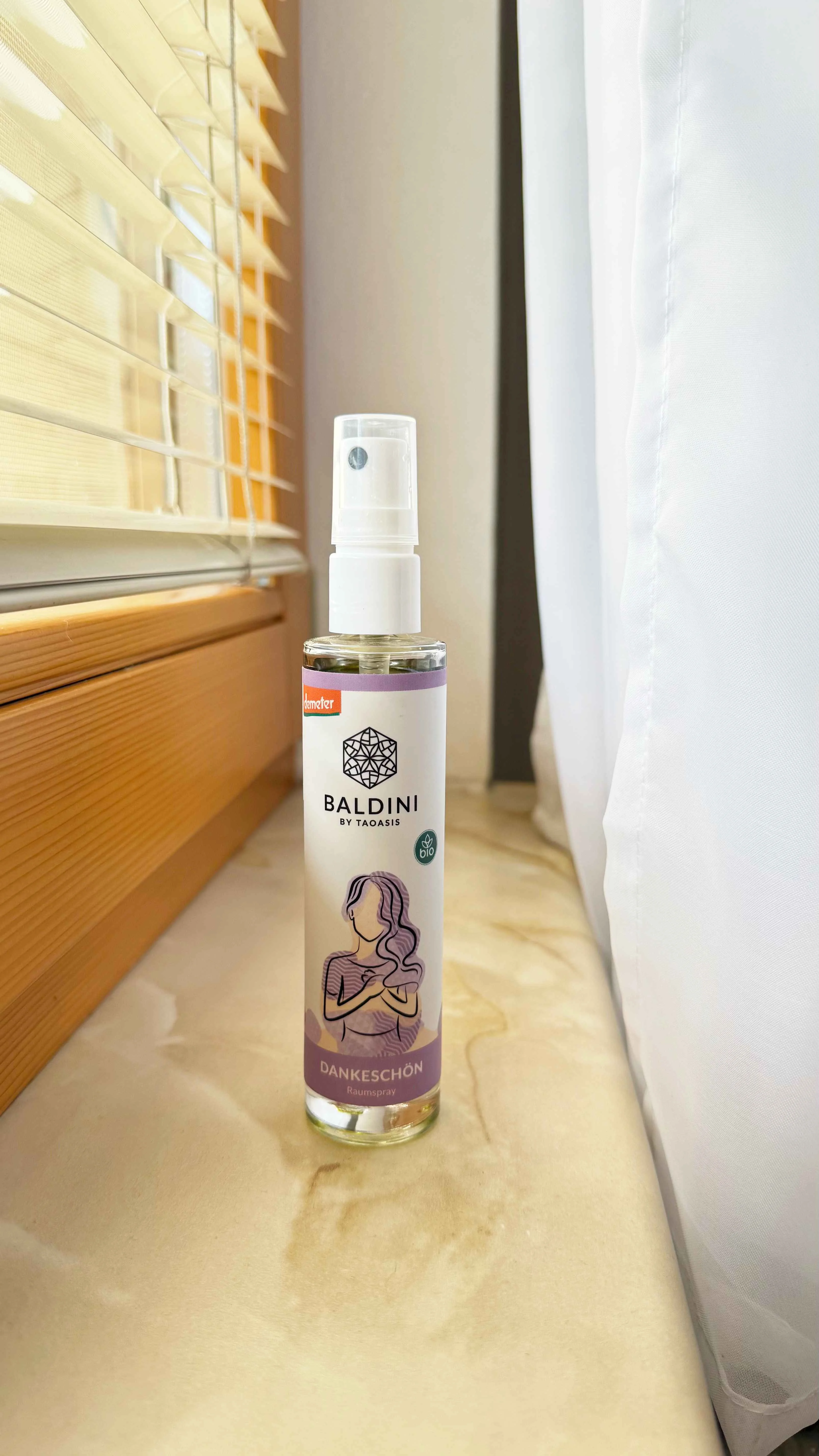 Taoasis Baldini Osvežilec zraka Thank You BIO (50 ml) - poživljajoč, uravnovešajoč in sproščujoč