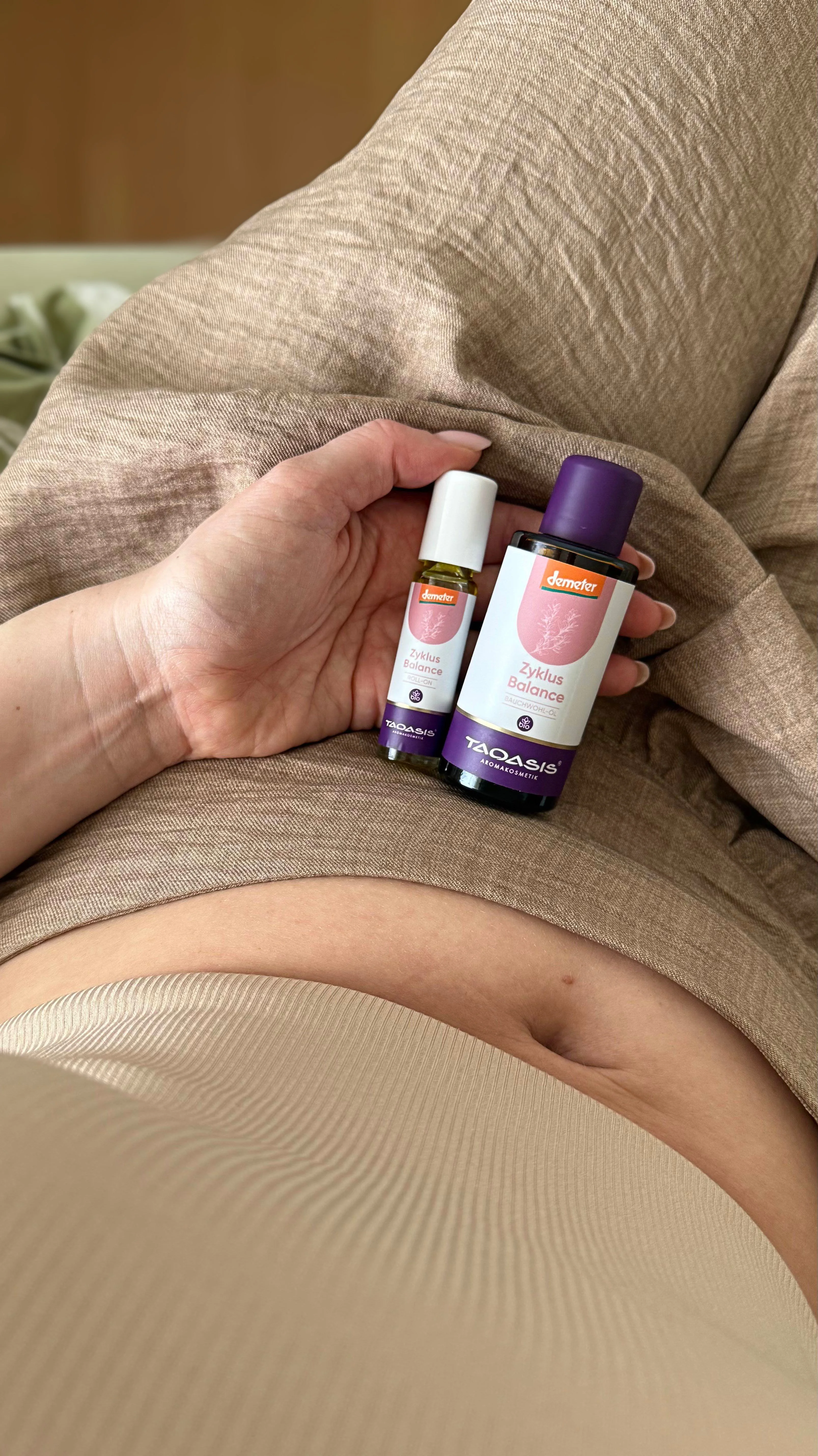Taoasis Masažno olje Women Cycle Balance BIO (50 ml) - podpira sprostitev telesa med ciklom