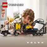Technic 42175 Tovornjak Volvo FMX in električni bager Volvo EC230