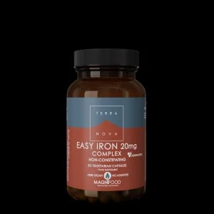 Terranova Health Easy Iron 20 mg Kompleks (50 kapsul) - dobro se absorbira