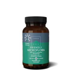 Green Child Friendly Microflora (50 kapsul) - primerno za otroke od 4 do 12 let