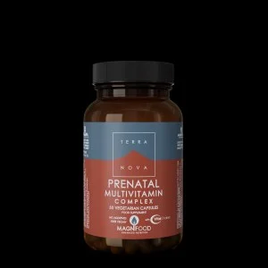 Terranova Health Prenatalni multivitaminski kompleks (50 kapsul) - z aktivno obliko folne kisline