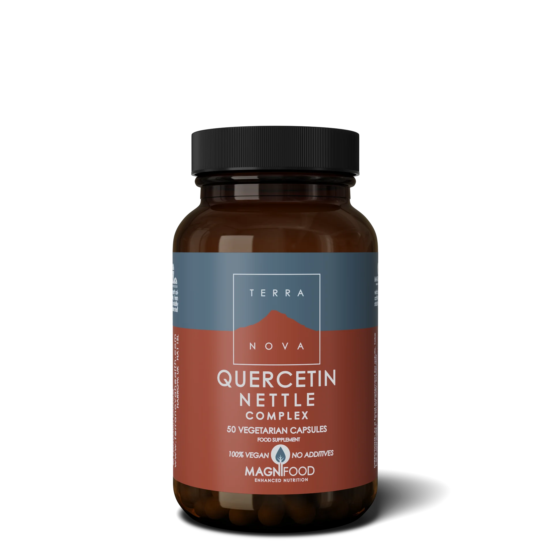 Terranova Health Quercetin Nettle Complex s koprivo (50 kapsul) - v pelodni sezoni in pri oslabljenem imunskem sistemu