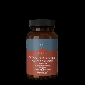 Terranova Health Vitamin B12 (metilkobalamin) 500 µg kompleks (50 kapsul) - se dobro absorbira
