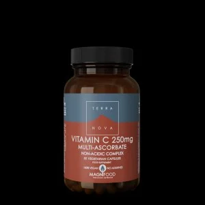 Terranova Health Vitamin C 250 mg Kompleks 50 kapsul - v obliki mineralnih askorbatov