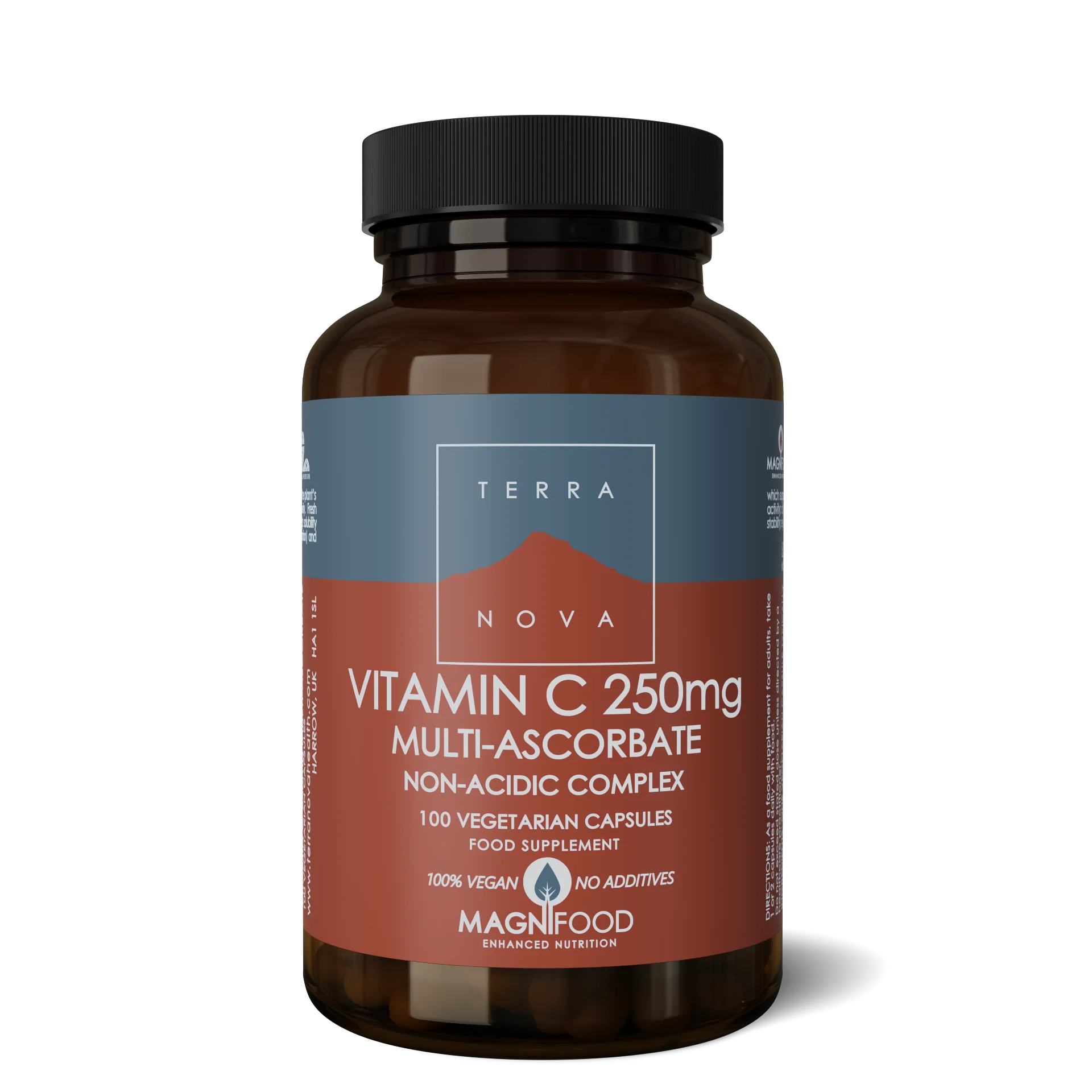 Terranova Health Vitamin C 250 mg Kompleks 50 kapsul - v obliki mineralnih askorbatov
