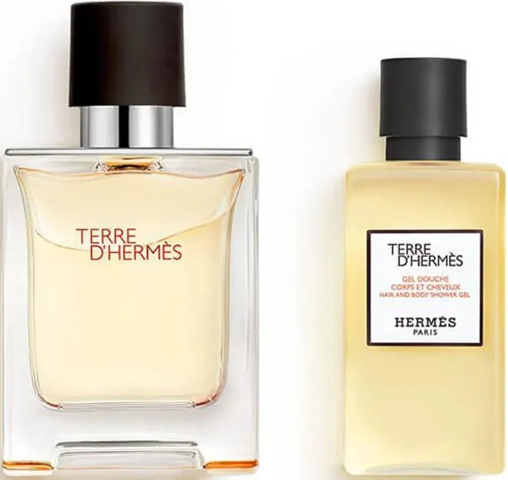 Terre D'Hermès toaletna voda za moške 50 ml + gel za prhanje 40 ml