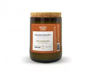 The Greatest Candle in the World Največja sveča Sveča v vinski steklenici (170 g) - cvet darjeelinga - deluje približno 50 ur