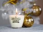 The Greatest Candle in the World Dišeča sveča v steklu (130 g) - les in začimbe