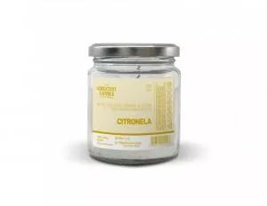 The Greatest Candle in the World The Greatest Candle Sveča v steklu brez odpadkov (120 g) - citronela - deluje približno 30 ur