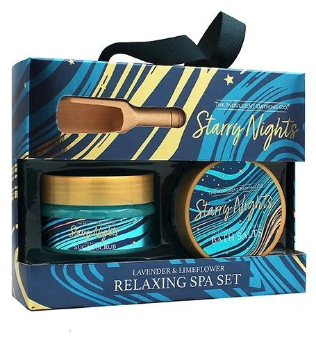 Starry Nights darilni set piling za telo 135 g + kopalna sol 105 g