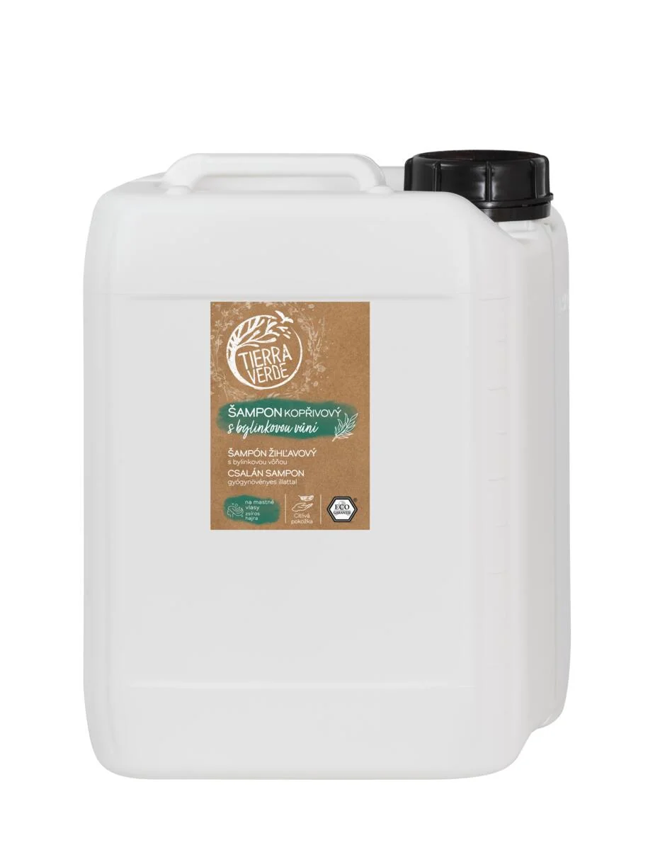Tierra Verde Koprivni šampon z zeliščnim vonjem 300 ml - za mastne lase
