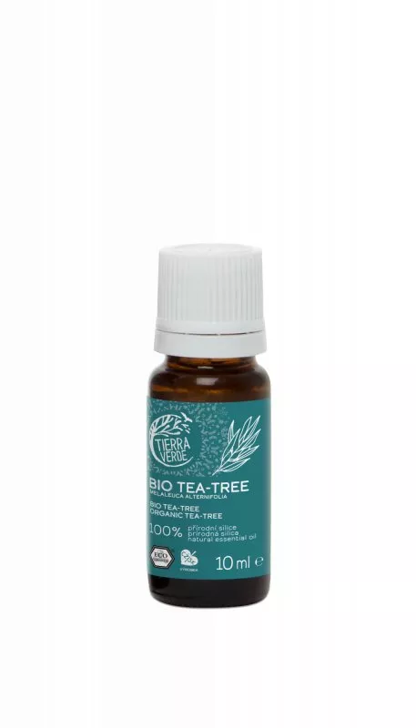 Tierra Verde Eterično olje čajevca BIO (10 ml) - antibakterijski pomočnik