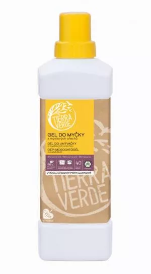 Tierra Verde Gel za pomivalni stroj - INNOVACE (1 l) - iz milnih oreščkov v ekološki kakovosti