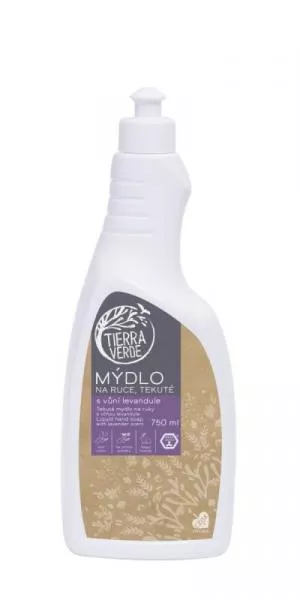 Tierra Verde Tekoče milo za roke z vonjem sivke (750 ml)