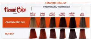 Henné Color Obarvanje las z visoko zaščito in nego Premium 100ml Bordeaux