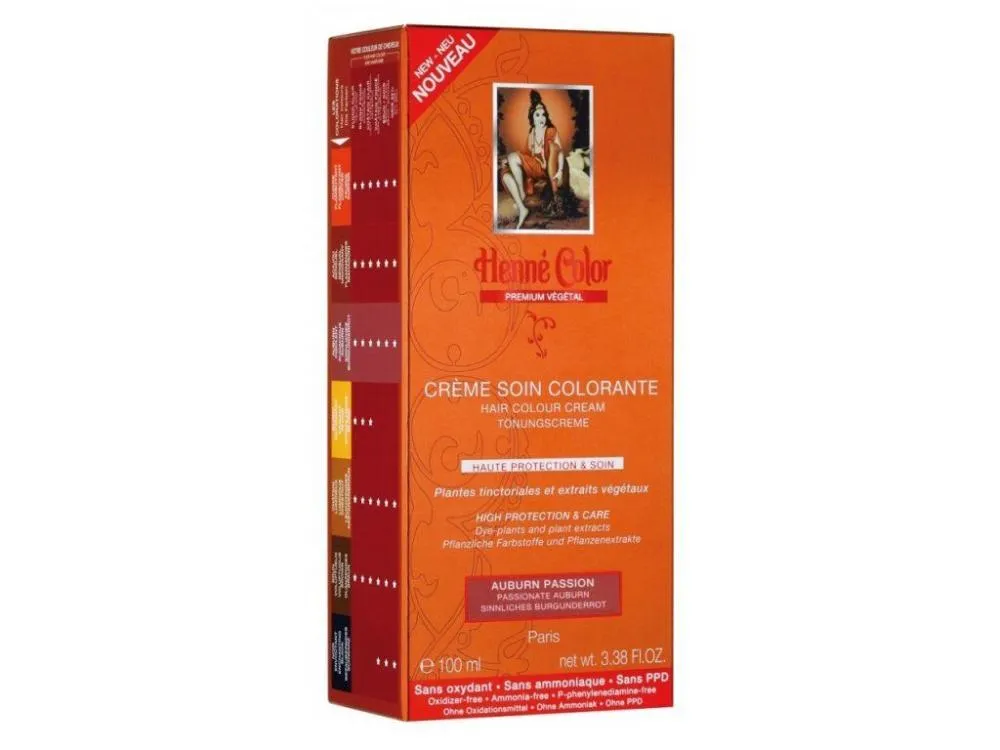 Henné Color Obarvanje las z visoko zaščito in nego Premium 100ml Bordeaux
