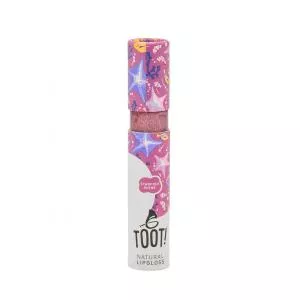 TOOT! Naravni sijaj za ustnice vijolično-rožnate barve - Starfish Shine (5,5 ml) - primeren za občutljive in alergične ustnice
